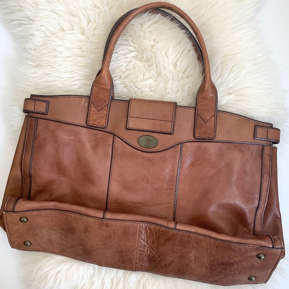 FOSSIL | Brown Leather Bag - Picture 2 of 15